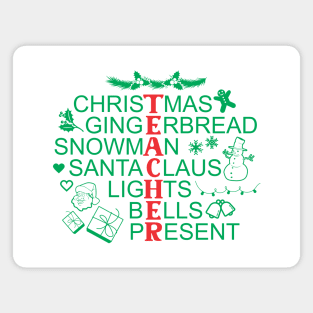 Teacher Christmas Present 3 - Xmas Gift Magnet